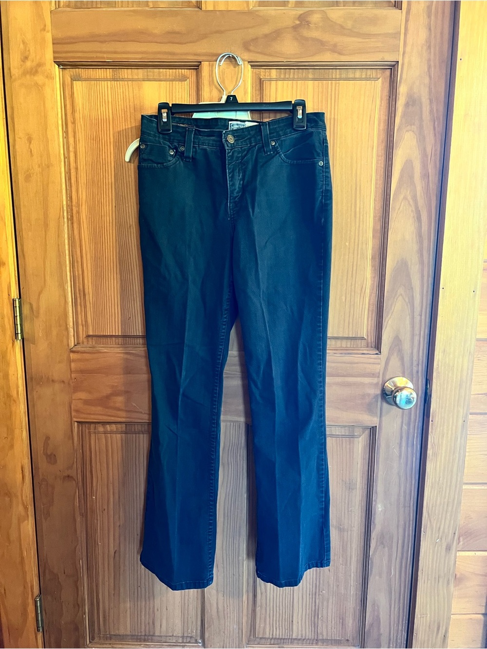 Signature by Levi Strauss Women's Dark Blue Wide-Leg Jeans